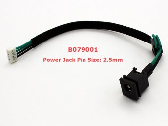 Toshiba Satellite M110 M115 PSMB0U PSMB3U PSMB6U 2.5mm 3.0mm Pin Charging Port Connector Power Jack DC IN Cable Harness Wire