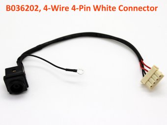 Sony VAIO SVE151A11W SVE151B11W SVE15117FG SVE15117FGB 4-Pin/5-Pin Charging Port Connector Power Jack DC IN Cable Harness Wire