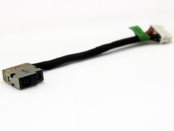 HP DC IN CABLE FOXCONN 854001-F0A 200W Power Jack Connector Charging Plug Port Input Assembly