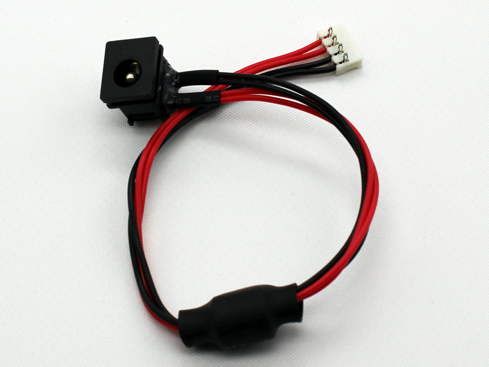 (image for) Toshiba Satellite M100 M105 PSMA0U PSMAAU PSMADU 3.0mm Pin Power Jack Charging Port Connector DC IN Cable Harness Wire