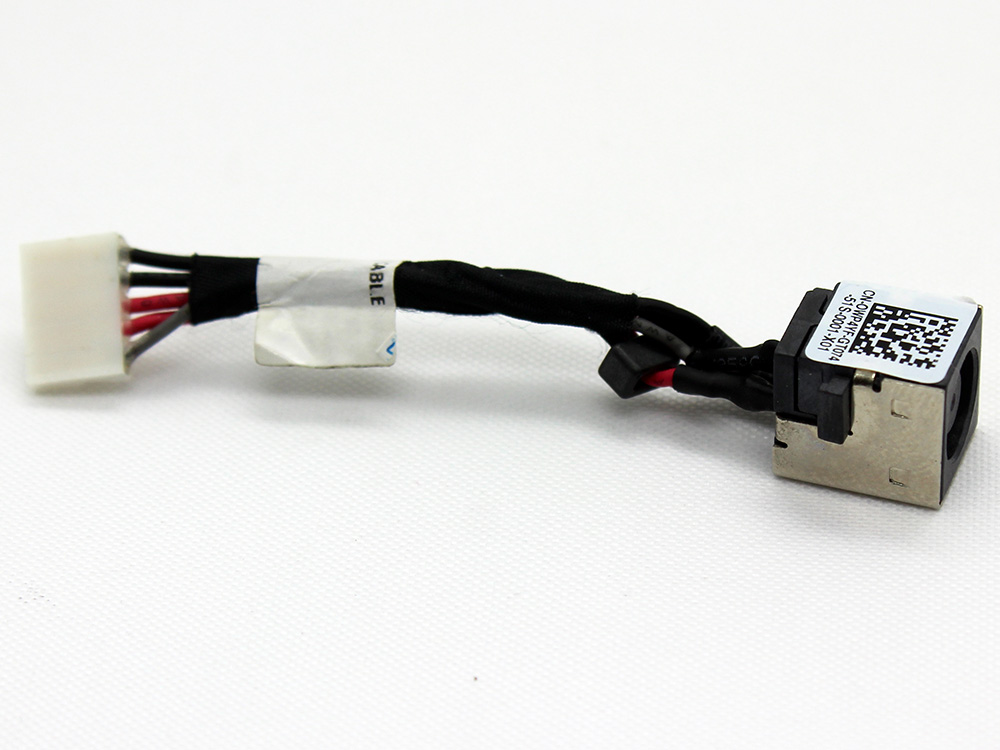 (image for) WP4YF 0WP4YF OWP4YF ADM80 DC30100VK00 DC30100VL00 Dell Latitude E5570 Precision 15 3510 Power Jack Port Connector DC IN Cable