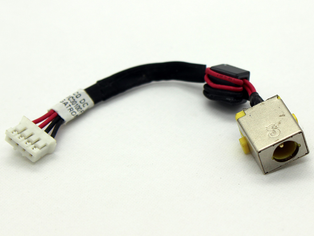 (image for) P4VC0 DC30100FL00 Acer Travelmate 8481 8481G TM8481 TM8481G Charging Port Connector Socket Power Jack DC IN Cable Harness Wire