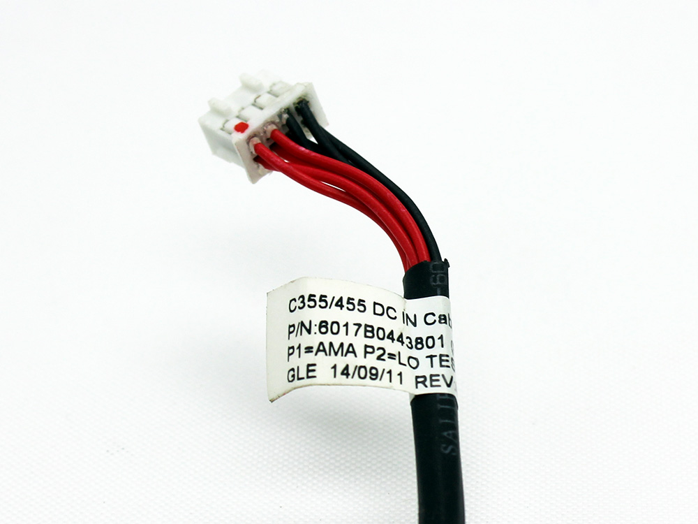 (image for) C355/C455 6017B0443801 for Lenovo IdeaCenter C355 C455 All in One AiO Series Power Jack Connector Port DC IN Cable Harness Wire