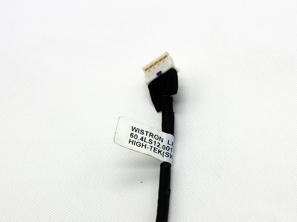 (image for) LE443 60.4LS12.001 Lenovo E4430 E4430A E4430G E49 E49G E49L E49A E49AL K49A Power Jack Port Connector DC IN Cable with Hinge