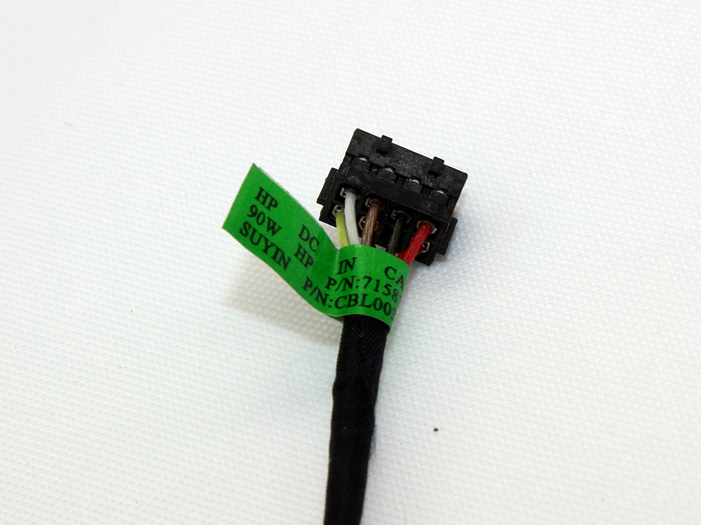 (image for) 715813-FD4 715813-SD4 715813-TD4 715813-YD4 CBL00369-0100 HP Compaq 15-D TPN-Q117 Power Jack Connector DC IN Cable Harness Wire