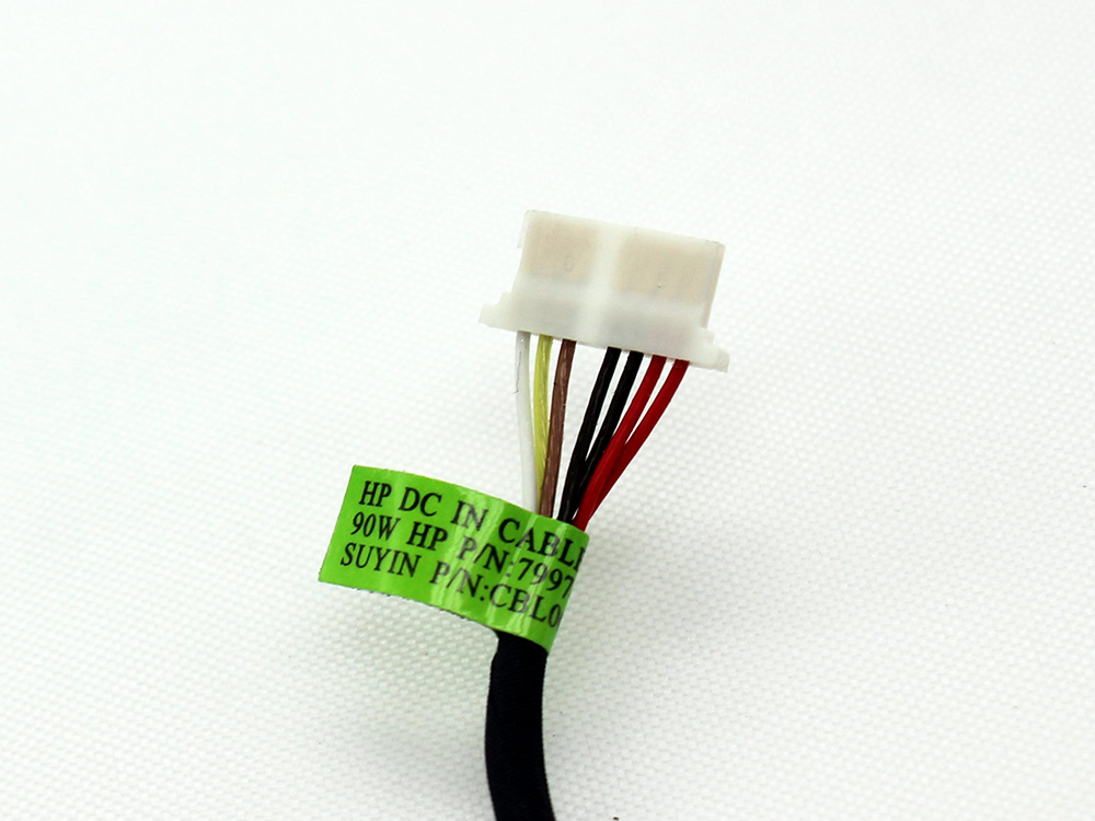 799749-F17 799749-S17 799749-Y17 806746-001 HP Pavilion 15-AB 15T-AB 15Z-AB 15-AK 15T-AK TPN-Q159 Power Jack DC IN Cable Harness