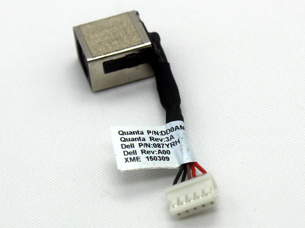 (image for) 87YRH 087YRH Dell Inspiron 15 7547 7548 7000 Power-Adapter Port Charging Plug Jack Connector DC IN Cable Input Assembly