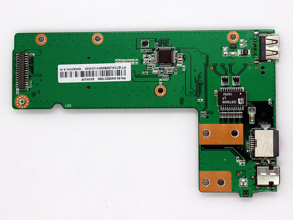 3DKJ3DB0000 60-NXMDC1000 ASUS K52 K52F K52xx X52 X52xx DC Power Jack Connector RJ45 Lan Mini Card USB Port Button Charging Board