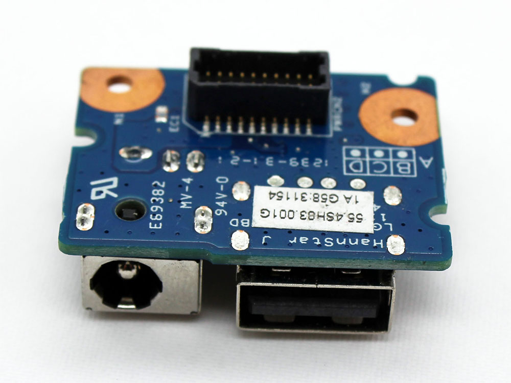 (image for) 55.4SG03.001G 90000300 LG4858B 48.4SG02.0SB 48.4SG02.OSB Lenovo G480 G485 G580 G585 DC Power Jack USB Port IN Charging Board