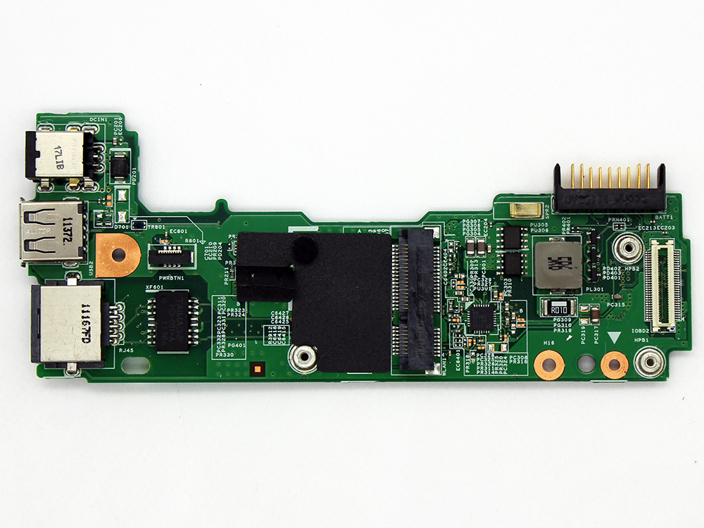 (image for) 48.4EK31.011 Dell Inspiron 14 N4020 N4030 DC Power Jack Connector USB RJ45 LAN Ports IN Charging Board NEW Genuine