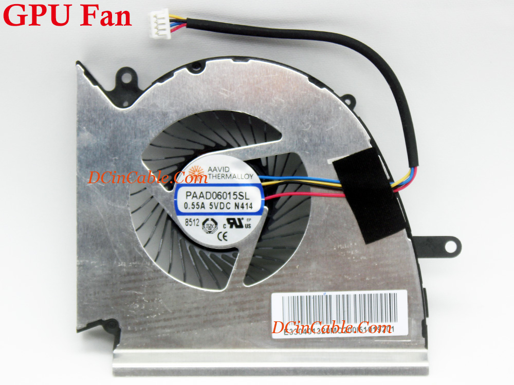 Free Shipping Laptop Fan for MSI MS-17E5 CPU GPU Cooling Left Right ...