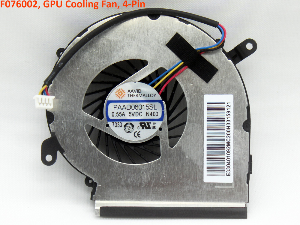 For MSI GV62 GL62M GL62VR fan 7RD 7RFX notebook CPU GPU cooling fan 