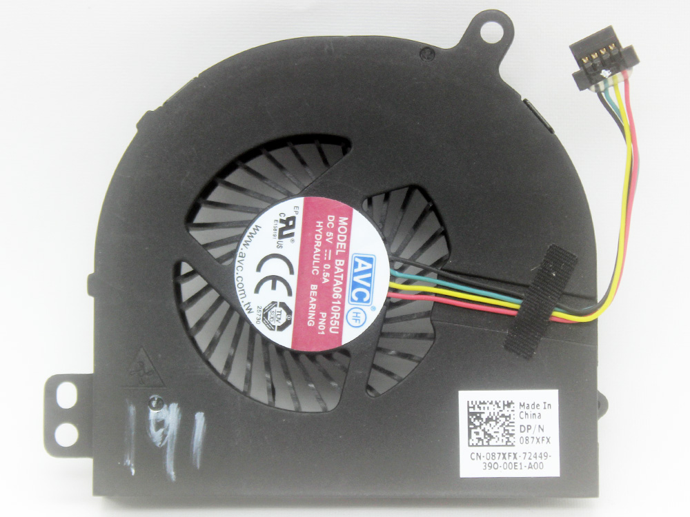 (image for) 87XFX 087XFX System Fan for Dell Latitude E5440 E5540 P44G001 Series Inside Cooler Assembly